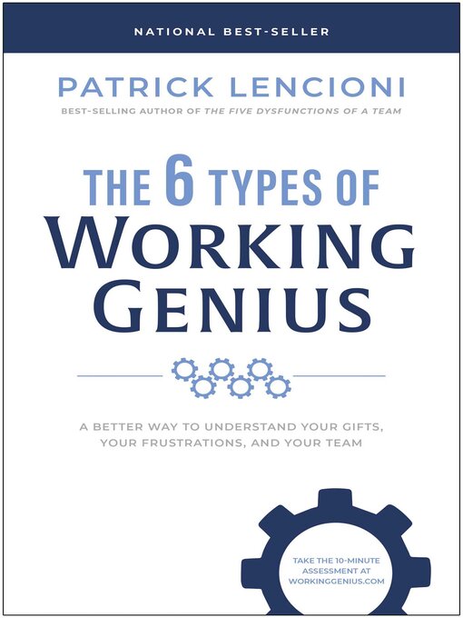 Title details for The 6 Types of Working Genius by Patrick M. Lencioni - Wait list